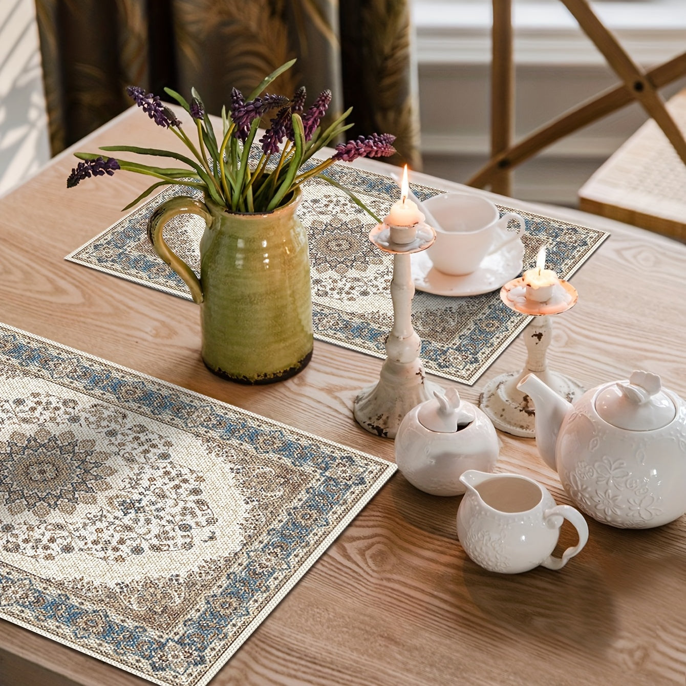 1pc, Rectangle PVC Mat, Home Decoration