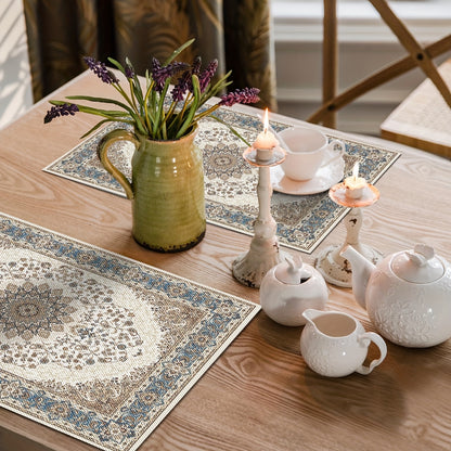 1pc, Rectangle PVC Mat, Home Decoration