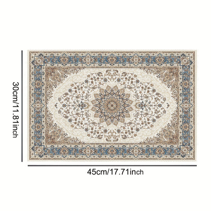 1pc, Rectangle PVC Mat, Home Decoration
