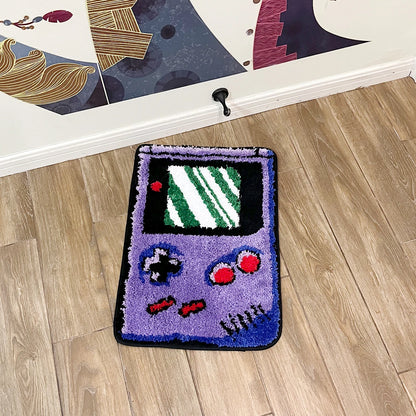 Purple Games Console Tufted Rug