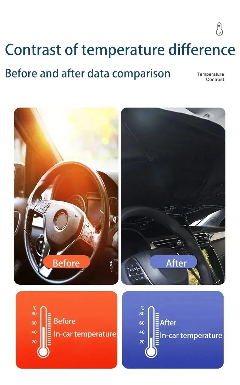 Car Sunshade Umbrella For Auto Shading Car Sun Shade Protector