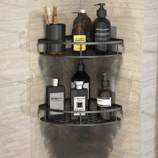 Bathroom Storage Rack  Wall Mount Corner Shelf