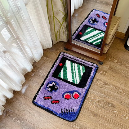 Purple Games Console Tufted Rug