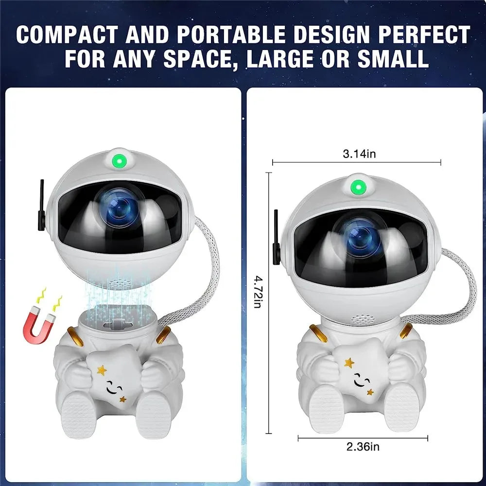 Galaxy Star Projector Night Light Astronaut Space Ceiling