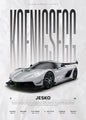 Luxury Super Car Race Cars Posters and Unframed Canvas Room Home Decor