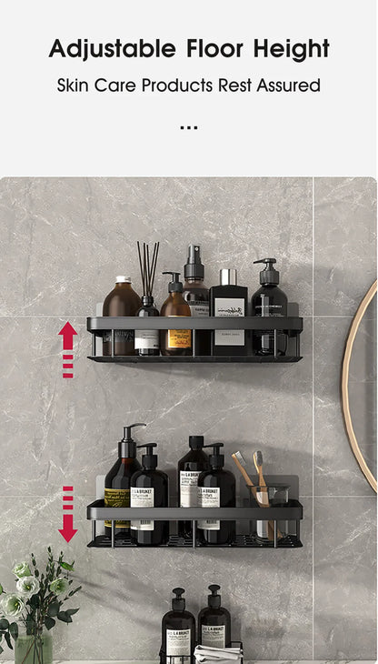 Bathroom Storage Rack  Wall Mount Corner Shelf