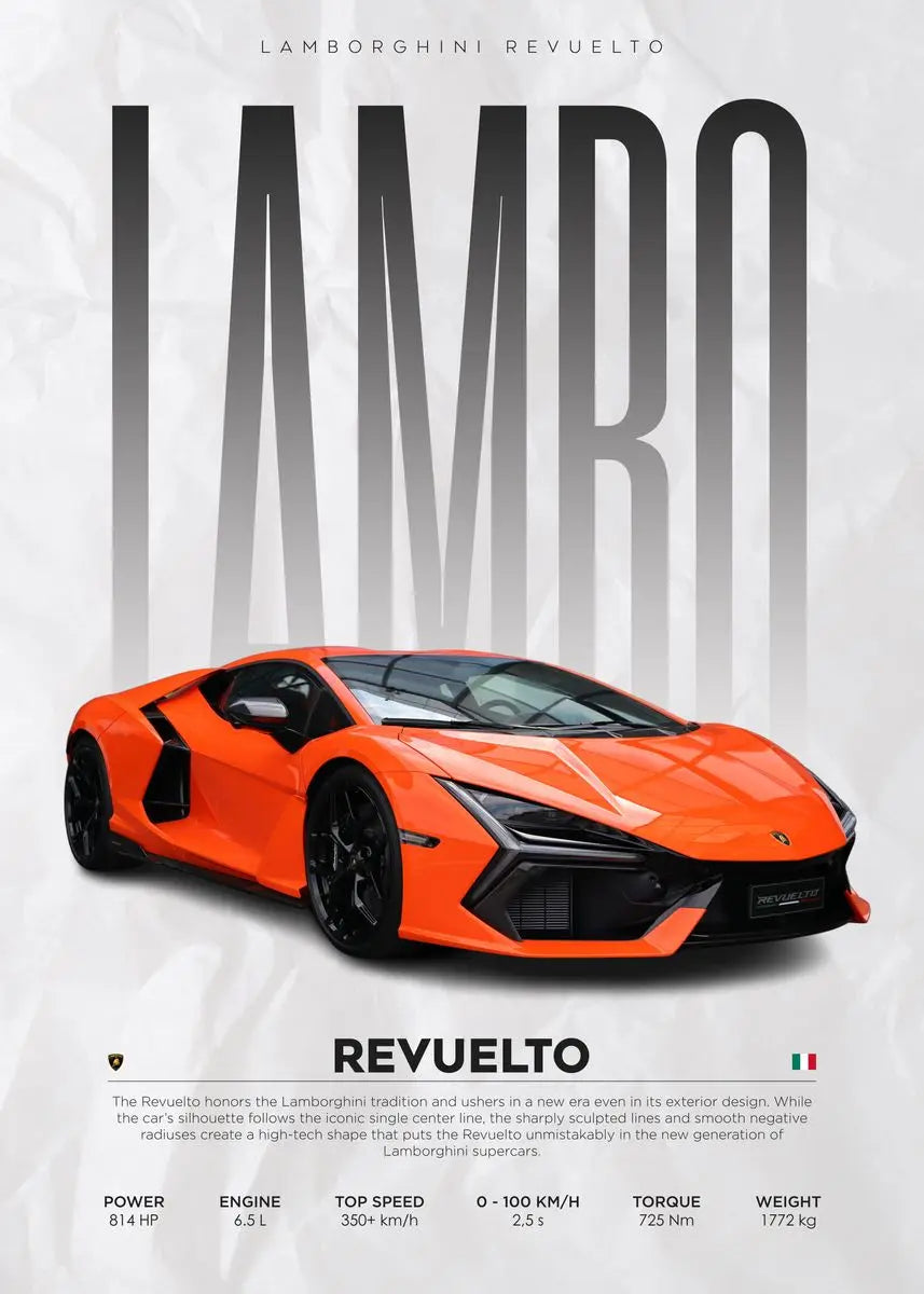 Luxury Super Car Race Cars Posters and Unframed Canvas Room Home Decor