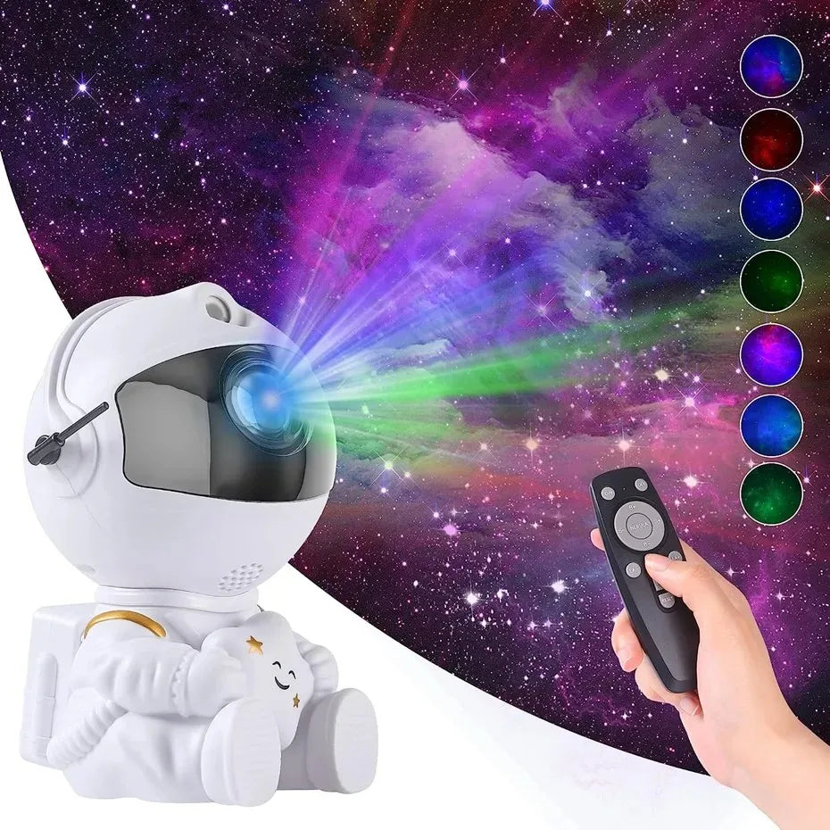Galaxy Star Projector Night Light Astronaut Space Ceiling