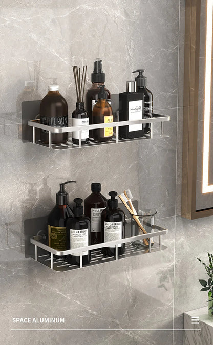 Bathroom Storage Rack  Wall Mount Corner Shelf
