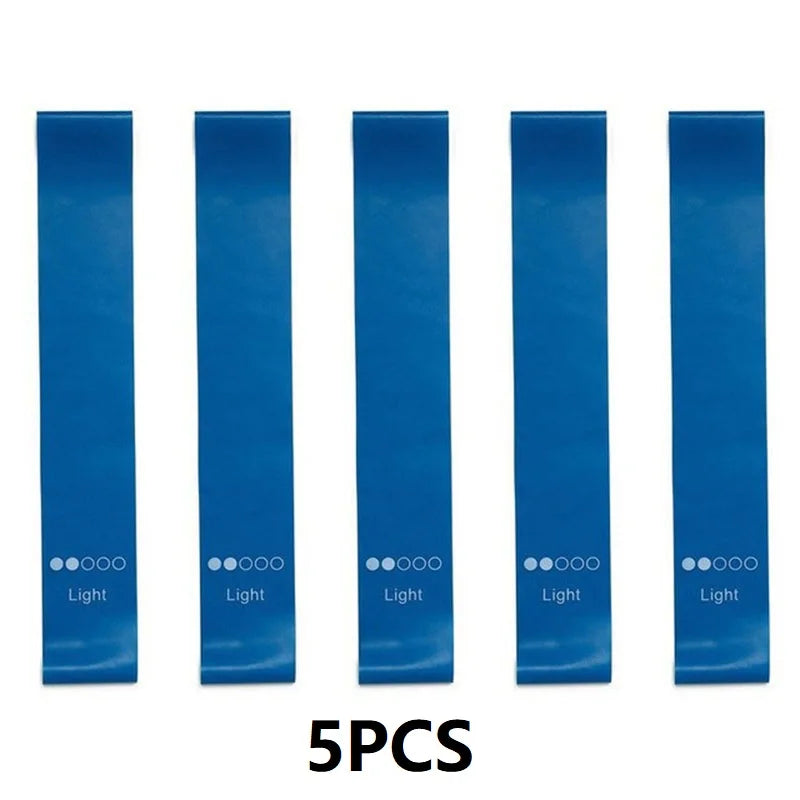 5PCS Fitness Resistance Rubber Bands Elastic Pull-up Bands