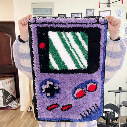 Purple Games Console Tufted Rug