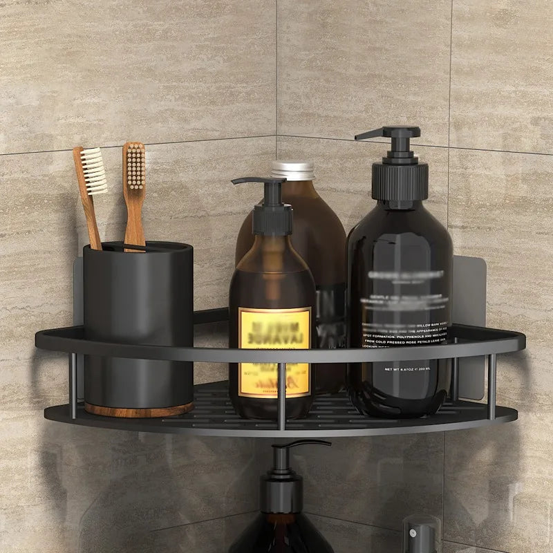 Bathroom Storage Rack  Wall Mount Corner Shelf