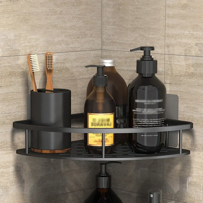 Bathroom Storage Rack  Wall Mount Corner Shelf