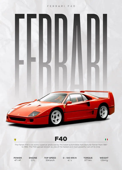 Luxury Super Car Race Cars Posters and Unframed Canvas Room Home Decor