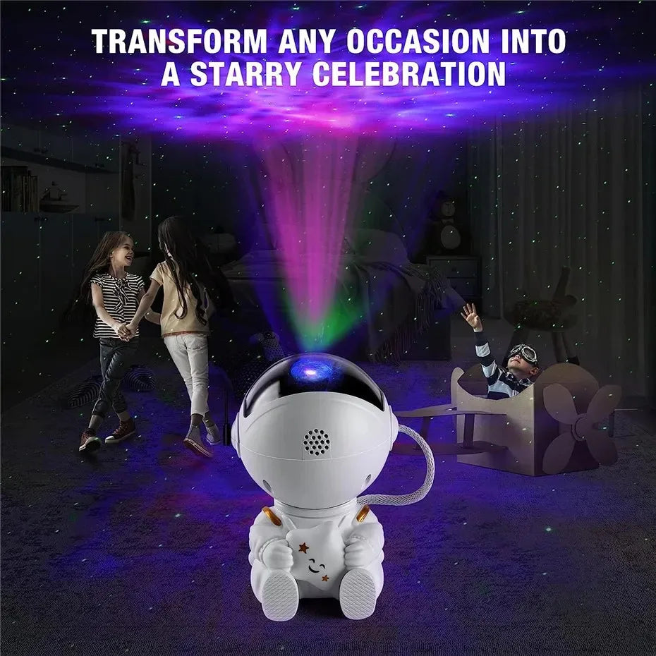 Galaxy Star Projector Night Light Astronaut Space Ceiling