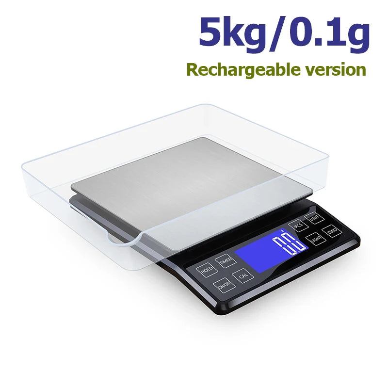 Digital Kitchen Scales Stainless Steel Weighing