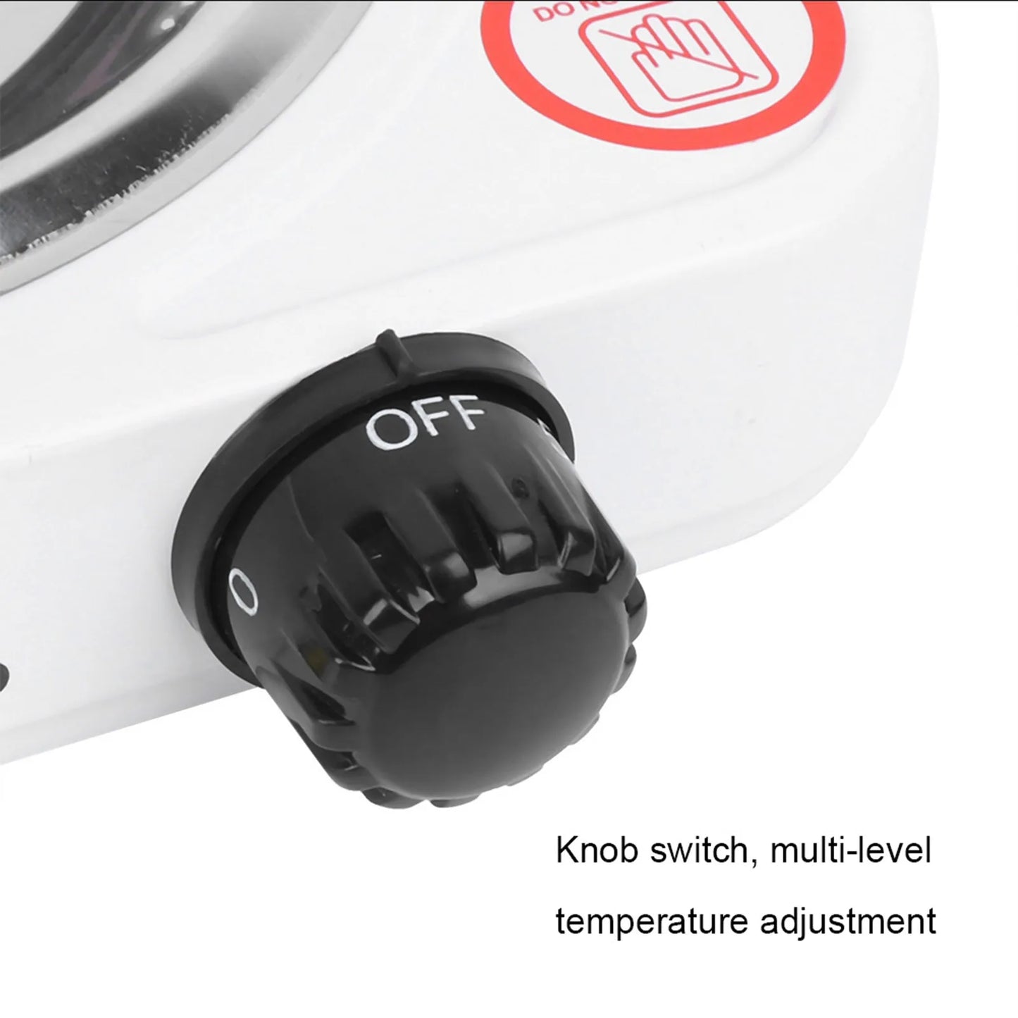 110V 1000W Single Tube Electric Stove Stainless Steel Home Electric Stove US Plug