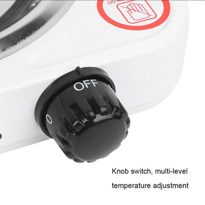 110V 1000W Single Tube Electric Stove Stainless Steel Home Electric Stove US Plug