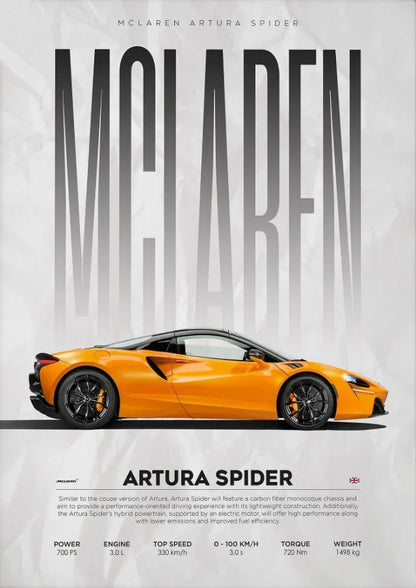 Luxury Super Car Race Cars Posters and Unframed Canvas Room Home Decor