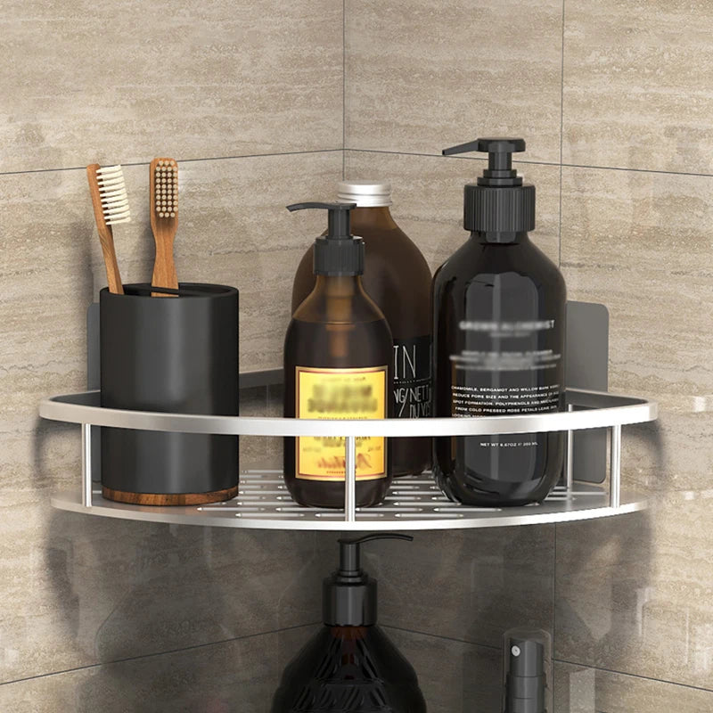 Bathroom Storage Rack  Wall Mount Corner Shelf