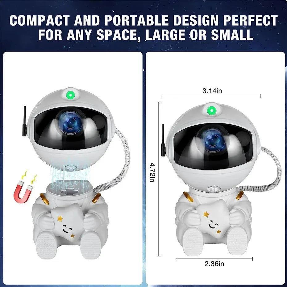 Galaxy Star Projector Night Light Astronaut Space Ceiling