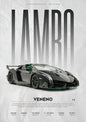 Luxury Super Car Race Cars Posters and Unframed Canvas Room Home Decor