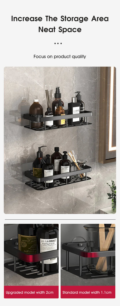 Bathroom Storage Rack  Wall Mount Corner Shelf