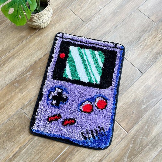 Purple Games Console Tufted Rug