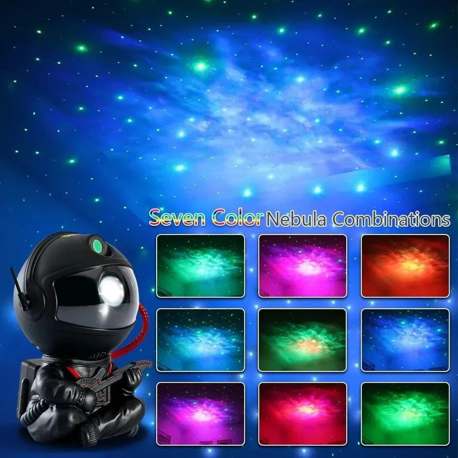 Galaxy Star Projector Night Light Astronaut Space Ceiling