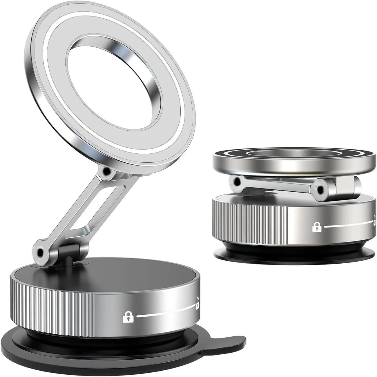 Magnetic Suction Cup Phone Mount for Magsafe 360° Adjustable Magnetic Car Phone Holder
