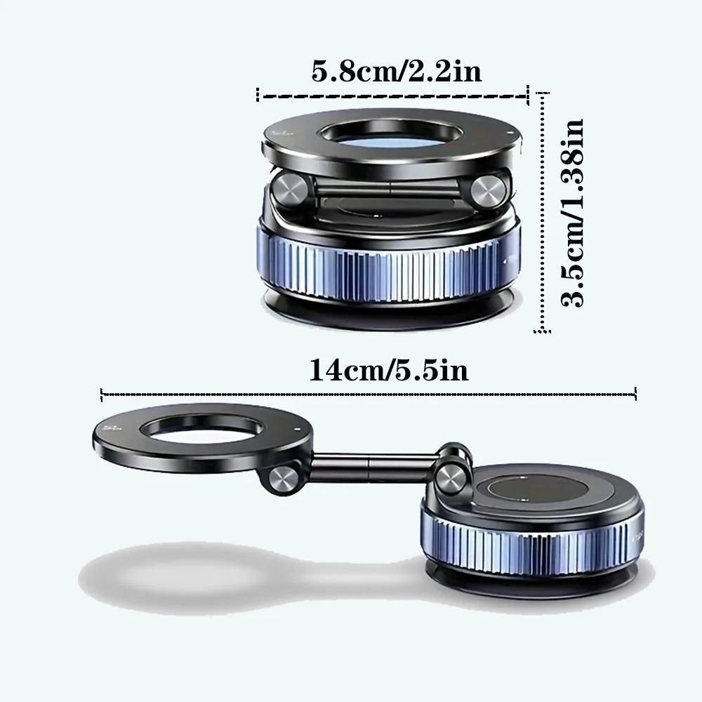 Magnetic Suction Cup Phone Mount for Magsafe 360° Adjustable Magnetic Car Phone Holder