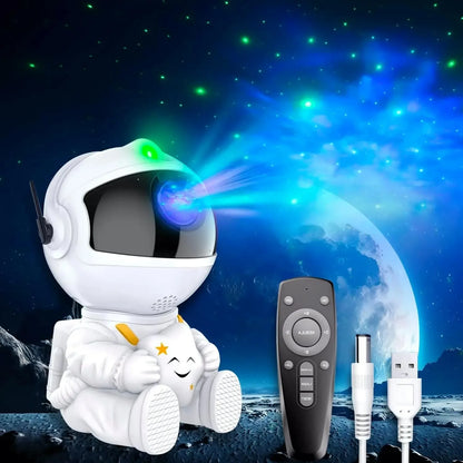 Galaxy Star Projector Night Light Astronaut Space Ceiling