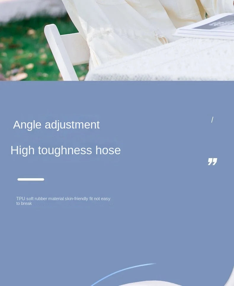 New Mini Neck Mounted Fan Portable Bladeless Neck Rechargeable Air Cooler