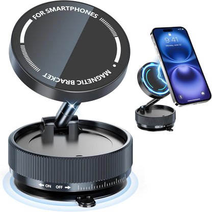 Magnetic Suction Cup Phone Mount for Magsafe 360° Adjustable Magnetic Car Phone Holder