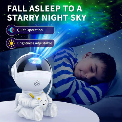 Galaxy Star Projector Night Light Astronaut Space Ceiling