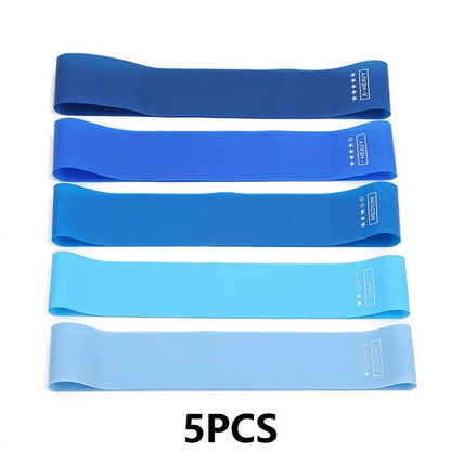 5PCS Fitness Resistance Rubber Bands Elastic Pull-up Bands