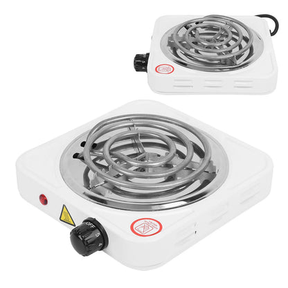 110V 1000W Single Tube Electric Stove Stainless Steel Home Electric Stove US Plug