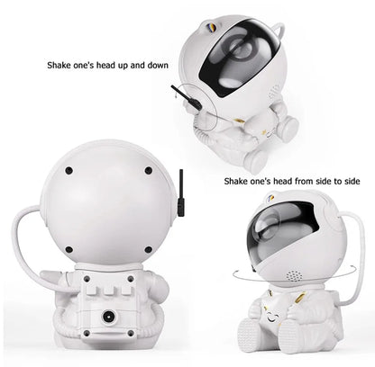 Galaxy Star Projector Night Light Astronaut Space Ceiling